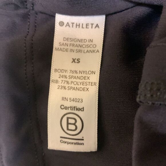 ATHLETA, yoga, vitality rib 7/8 tight, great condition - Picture 3 of 14